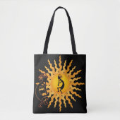 Tote Bag Kokopelli Amérindien réversible (Devant)