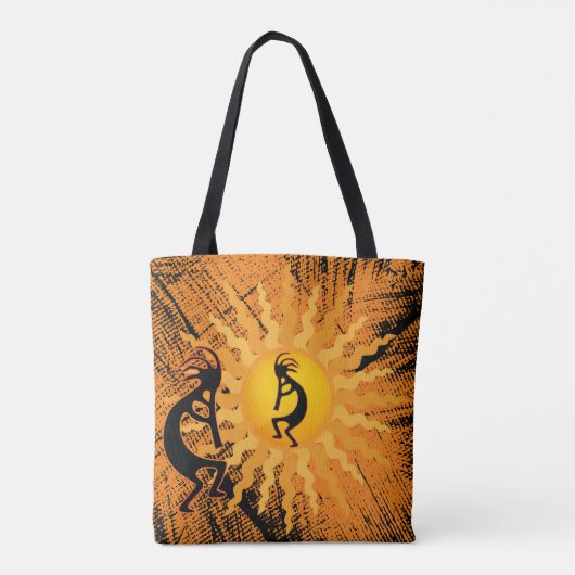 Tote Bag Kokopelli Amérindien réversible (Dos)