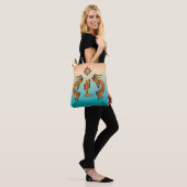 Tote Bag Kokopelli Et Cactus (Sur le modèle)