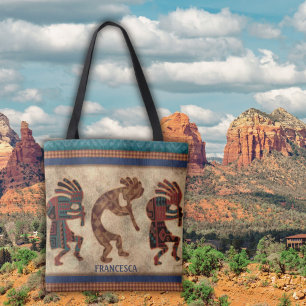 Tote Bag Kokopelli Trio Sud-Ouest
