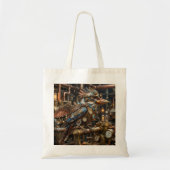 Tote Bag Kookaburra Steampunk (Devant)