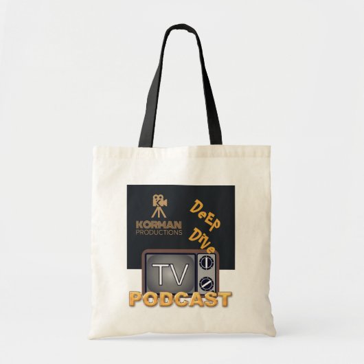 Tote Bag Korman Productions Deep Dive TV Podcast (Devant)