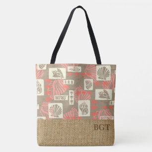 Tote Bag Koua Bay Hawaii Shell sous-marin Monogram Beach sa