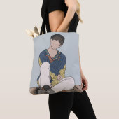 Tote Bag Kpop Fan Art (De près)