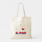 Tote Bag Kpop finger heart Coréen symbole d'amour (Dos)