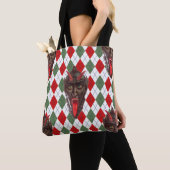 Tote Bag krampus de Noël (De près)