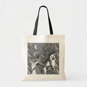 TOTE BAG KRAMPUS & ENFANTS MÉCHANTS, HISTOIRE DE NOËL EFFRA