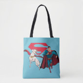 Tote Bag Krypto & Superman (Devant)