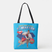 Tote Bag Krypto & Superman - C'est Walk O'Clock ! (Dos)