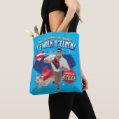 Tote Bag Krypto & Superman - C'est Walk O'Clock ! (De près)