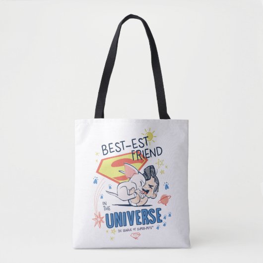 Tote Bag Krypto & Superman : Le meilleur ami de l'univers (Devant)