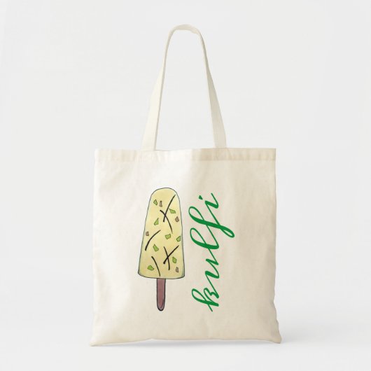 Tote Bag Kulfi Qulfi Crème indienne de glace Dessert congel (Devant)