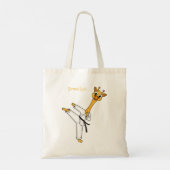 Tote Bag Kung Fu giraffe (Dos)
