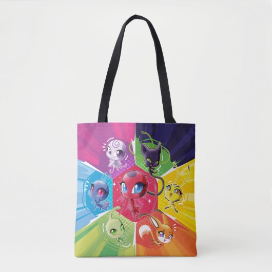 Tote Bag Kwamis coloré (Devant)