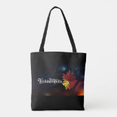 Tote Bag Kwanzaa Heights, Carte de l'hôtel Holidayopolis (Dos)