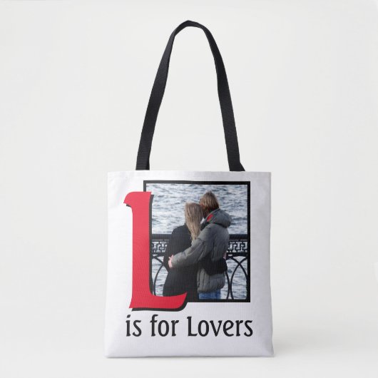 Tote Bag L pour les amoureux (Devant)
