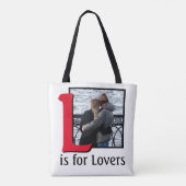 Tote Bag L pour les amoureux (Dos)