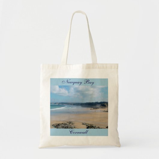 Tote Bag La baie de Newquay échoue les Cornouailles (Devant)