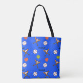 Tote Bag La balle de base-ball (Dos)