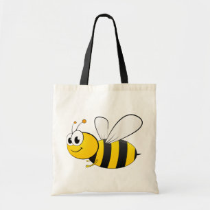 Tote Bag La bande dessinée mignonne gaffent l'abeille