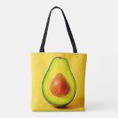 Tote Bag La beauté d'une conception d'Avocado saine (Dos)
