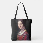 Tote Bag La Belle Ferronnière, Léonard de Vinci (Dos)