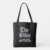 Tote Bag La Bible : #1 Fiction Meilleur Vendeur (Dos)