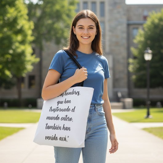 Tote Bag La Bible espagnole chrétienne Actes verbaux 17 Héc