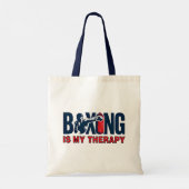 Tote Bag La boxe est ma thérapie (Dos)