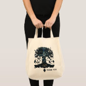 Tote Bag La brillance de l'arbre de vie les pierres précieu (Devant (produit))
