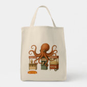Tote Bag La cabane de snacks du cirque d'Otto (Dos)