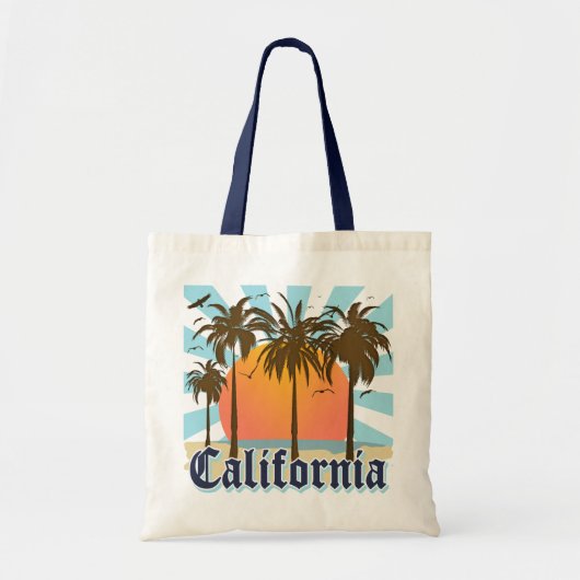 Tote Bag La Californie échoue le coucher du soleil (Devant)