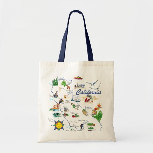 Tote Bag La Californie grand fourre-tout (Devant)