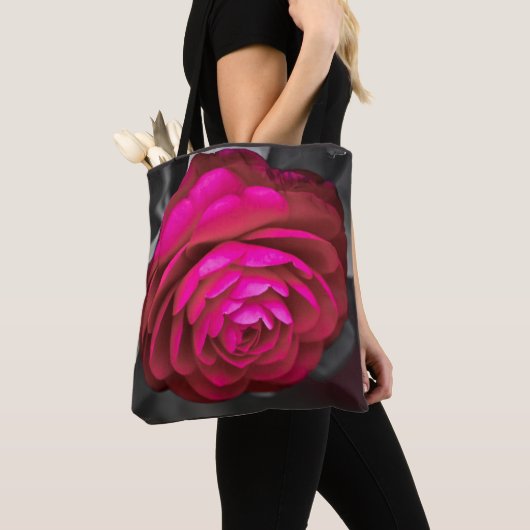 Tote Bag La Camélia rose (De près)