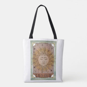 Tote Bag La carte Tarot Vintage Sun Art céleste