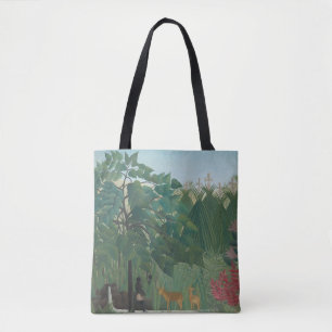 Tote Bag La Cascade de Henri Rousseau, Vintage Fine Art