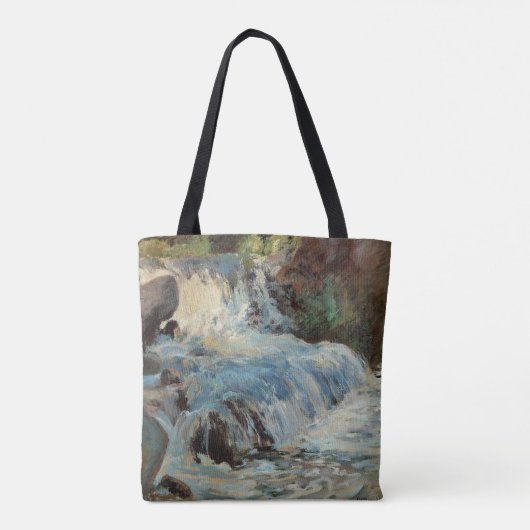 Tote Bag La Cascade de Twachtman, Impressionnisme vintage (Dos)