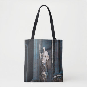 Tote Bag La cathédrale de Milan statue d'architecture monum