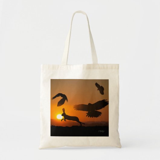 Tote Bag La chasse aux buses de Harris (Devant)