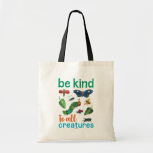 Tote Bag La chenille affamée Être gentil avec toutes les