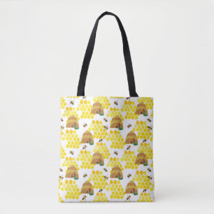Tote Bag La chenille affamée Sauvez le Motif des abeilles