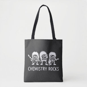 Tote Bag La chimie déchire le groupe de rock scientifique
