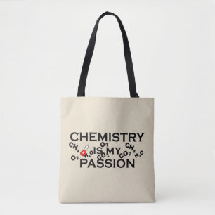 Tote Bag la chimie est ma passion drôle chémotiste