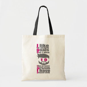 Tote Bag La citation de football réussit la vie