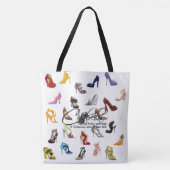 Tote Bag La citation de Fourre-tout Cendrillon d'achats (Devant)