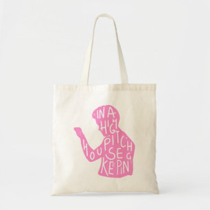 Tote Bag la citation de l'entretien ménager de JJ en silhou