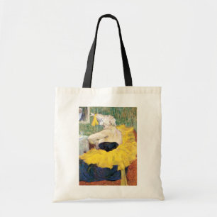 Tote Bag La Clownesse (Clown) Cha-U-Kao by Toulouse Lautrec