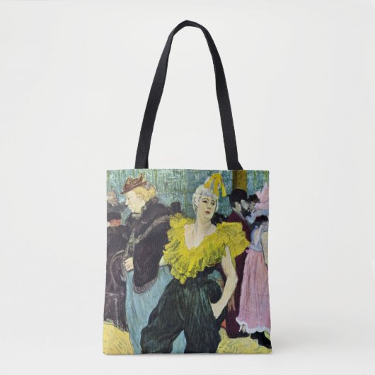 Tote Bag La Clownesse (clown) Cha-U-Kao par Toulouse Lautre (Devant)