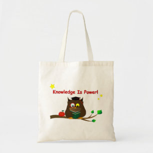 Tote Bag La Connaissance Est Le Pouvoir !