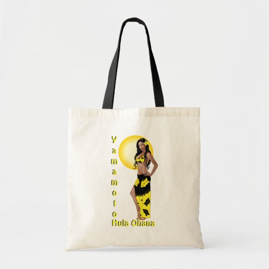 Tote Bag La coutume pour la danse polynésienne Ohana de (Devant)